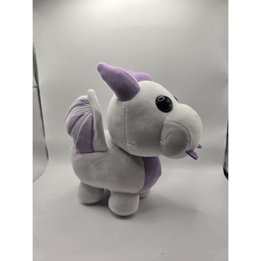 Adopt Me! Lavender Dragon 8" Plush Purple & White No Code